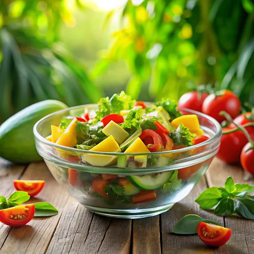 मसालेदार एवोकाडो और शिमला मिर्च चाट